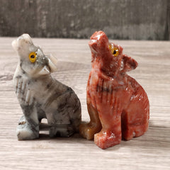 Soapstone Animals: Wolf