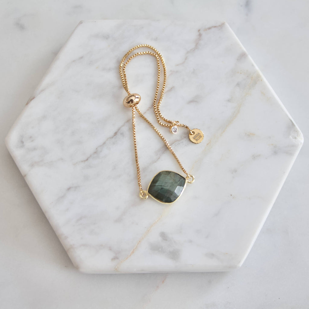 Labradorite Adjustable Bracelet 