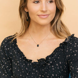 Black Onyx Soul-Full of Light Necklace for Stress Relief