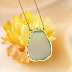 Aqua Chalcedony Alchemy Necklace for Be the Light