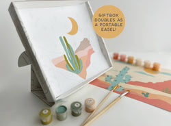 Lush Tropicals Meditative Art Paint by Number Kit+ Easel