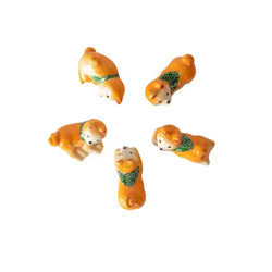 5pc Chopsticks and Shiba Inu Chopsticks Rest Gift Set