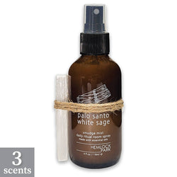 Smudge Spray & Crystal Set: White Sage