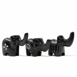 Soapstone Elephants  Medium 2.5