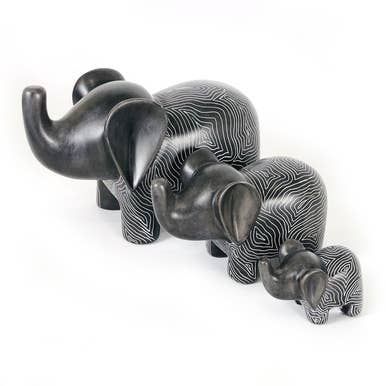 Graphic Gray Elephant - Soapstone: 4