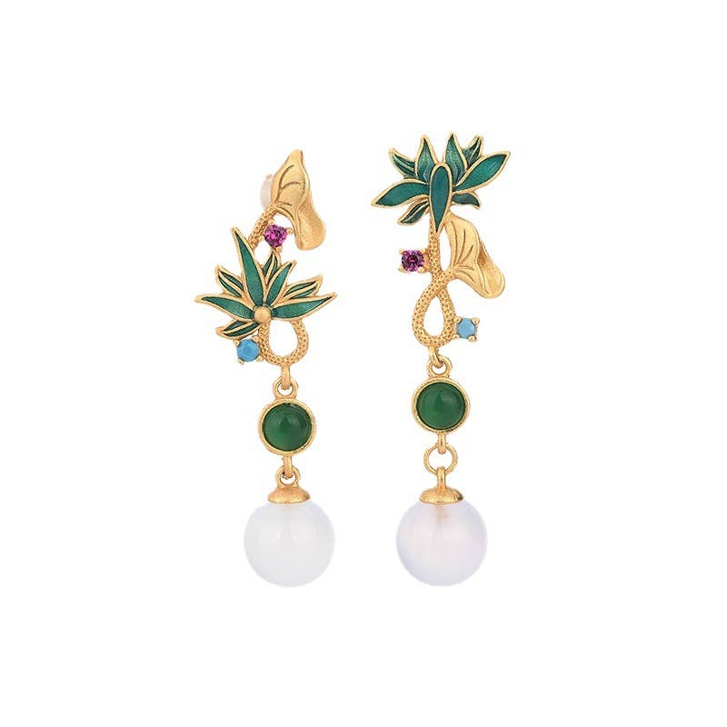 Blooming Lotus Earrings