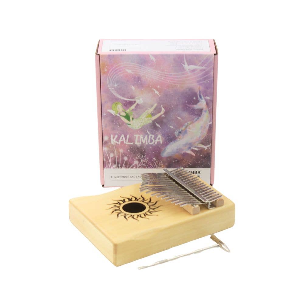 Kalimba 17 Key Thumb Piano - Poplar