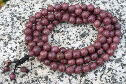 Purpleheart Wood Zen 108 Bead Mala Prayer Beads - 8mm