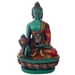 Medicine Buddha Handpainted 4.5