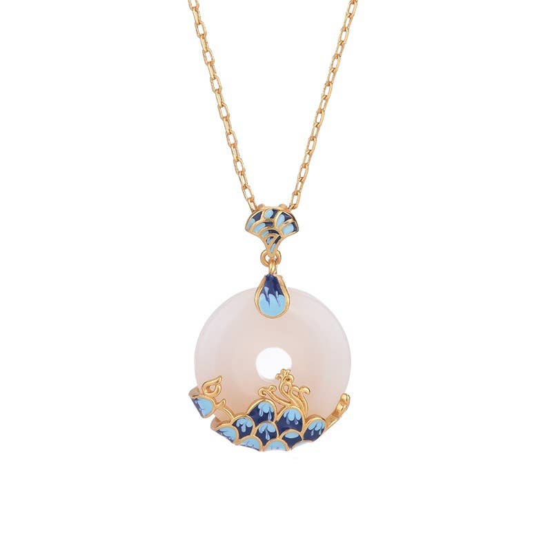 A View of Sea Jade Necklace