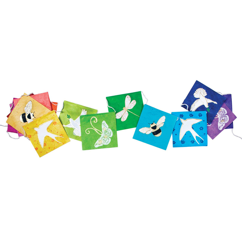 Nature Rainbow Eco-Paper Garland