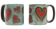 Mara Stoneware Hearts Mug
