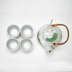 Koi Lotus Tea Set 22oz Tea Pot with 4 Cups (1/12)