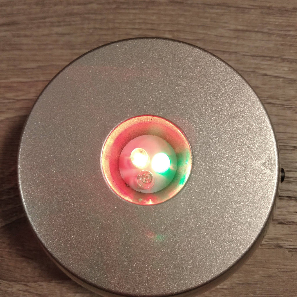 Light Stand 3 Color LED: Silver Color Changing