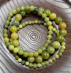Serpentine Beaded Bracelet Wrist Mala 6mm - Average Wrist