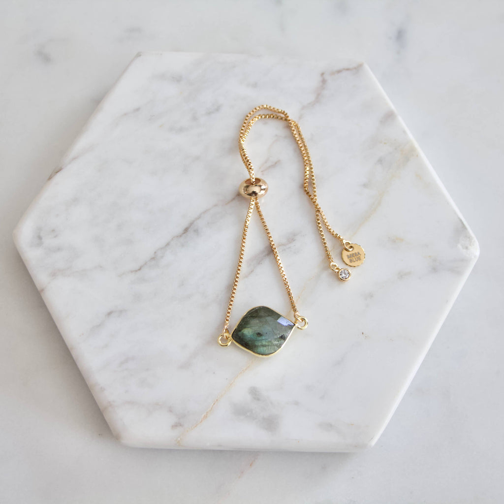 Labradorite Adjustable Bracelet 