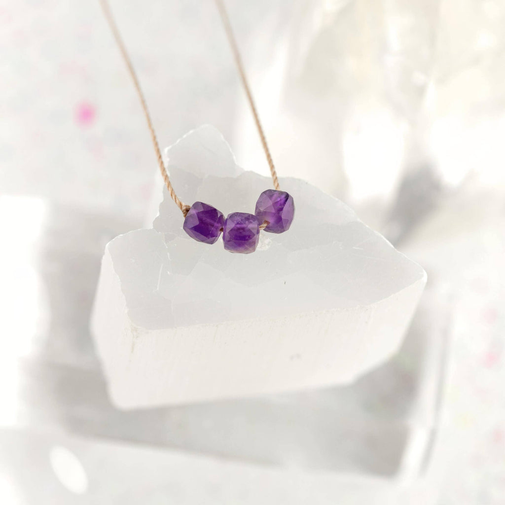 Amethyst February Birthstone Necklace