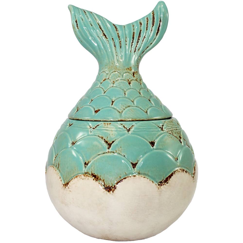 Mermaid Tail Jar Ceramic - VDC118