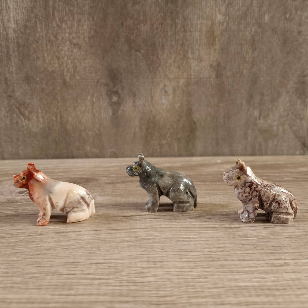 Soapstone Animals: Wolf