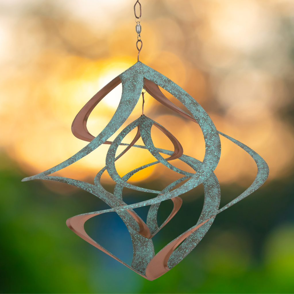 Copper & Patina Cosmix Garden Spinner - 14