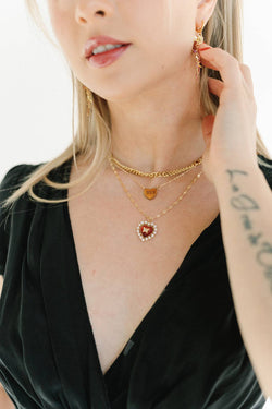 Crimson Memories | Heart Necklace