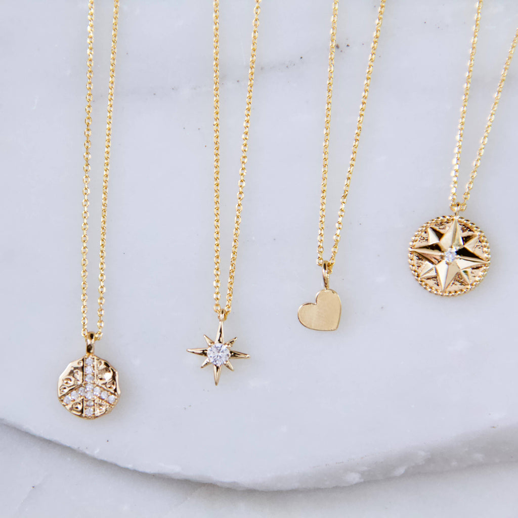 Mini Star Necklace: Silver
