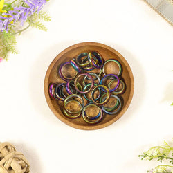 Hematite Multi Color Rings