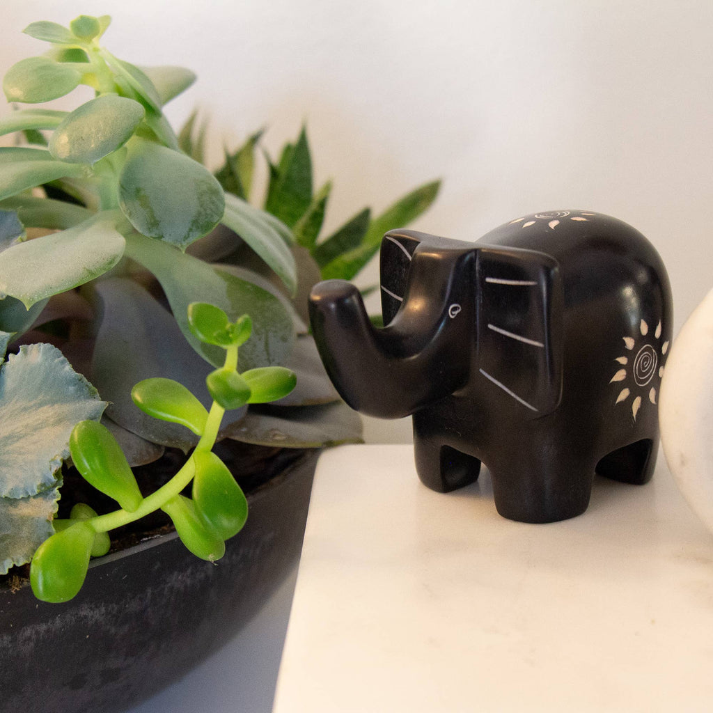 Soapstone Elephants  Medium 2.5