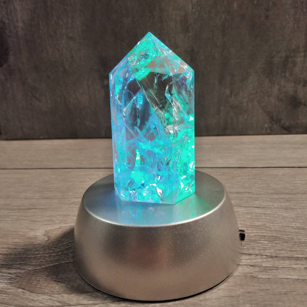 Light Stand 3 Color LED: Silver Color Changing