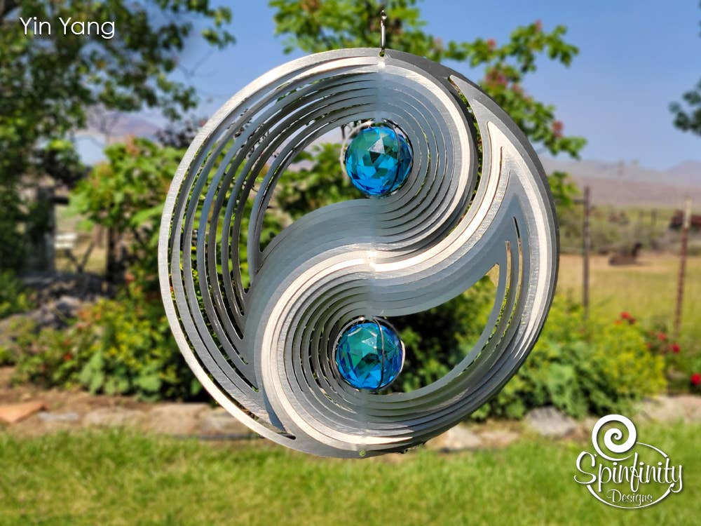 Yin Yang - Large Wind Spinner