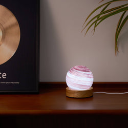 Creative Planet Night Light with USB Cord: Purple