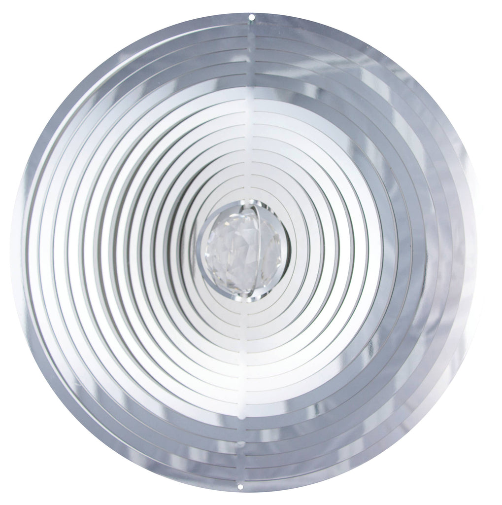 Crystal Mirror Circle - Large Wind Spinner
