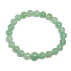 Green Aventurine Beaded Bracelet - Wrist Mala - 8mm