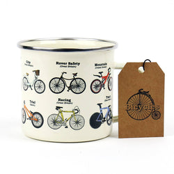 Bikes - Enamel Mug