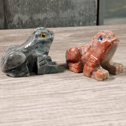Soapstone Animals: Frog