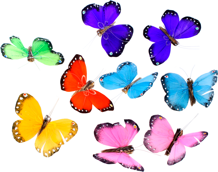 Multi Color Butterfly Garland - 555240