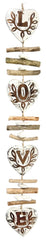 Wooden Love Heart Strand
