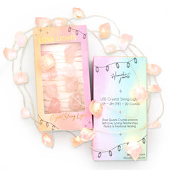 Love Lights ~ Crystal String Lights ~ Rose Quartz