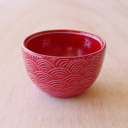 Two Pattern Bowl: Green