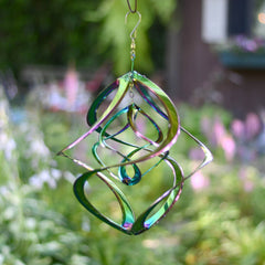 Rainbow Double Helix Cosmix Garden Spinner - 14