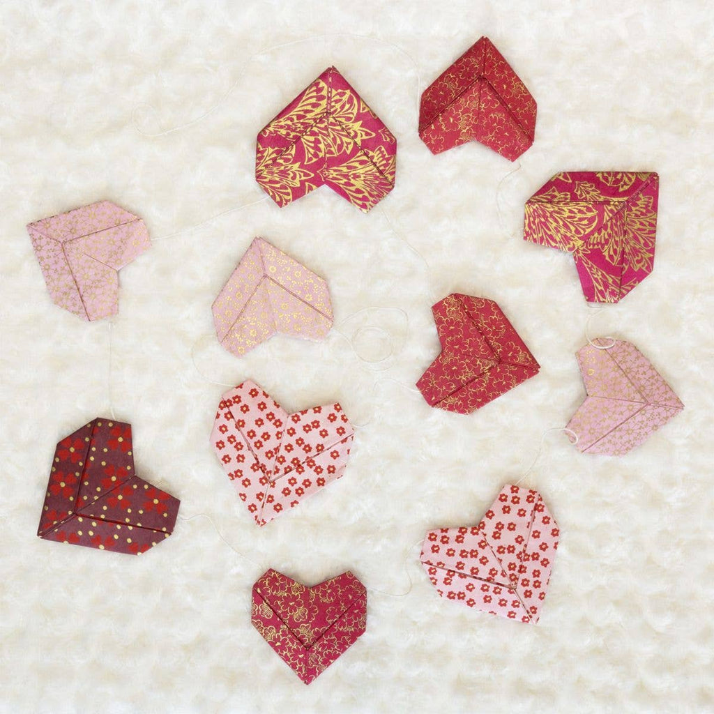 Origami Heart Eco Garland