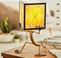 Enlightened Gecko Table Lamp Orange