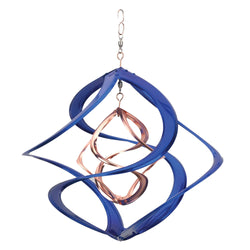 Copper & Blue Cosmix Garden Spinner - 14