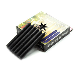 Black Chime Candles (20 Pack)