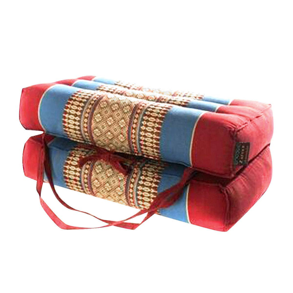 Zafuko Foldable Yoga & Meditation Cushion: Teal/Turquoise / Large