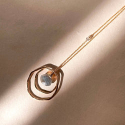 Double Organic Stone Necklace