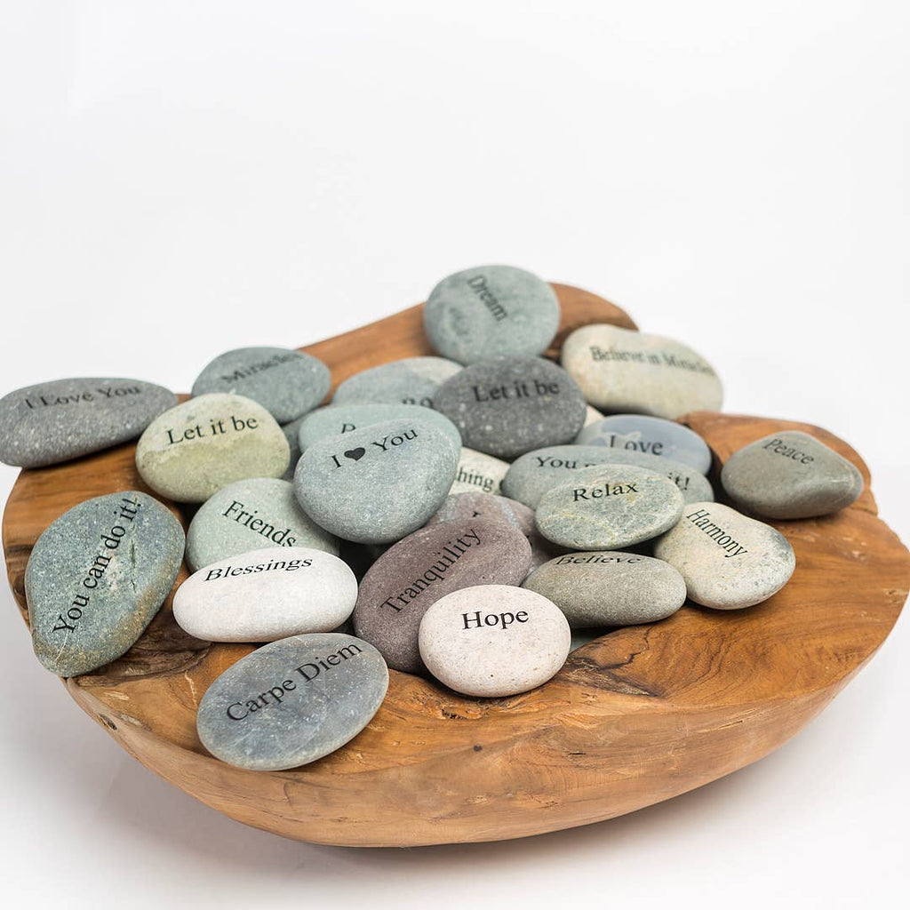 Miracle Stones - Mini Regular Stones with Words & Phrases: Love