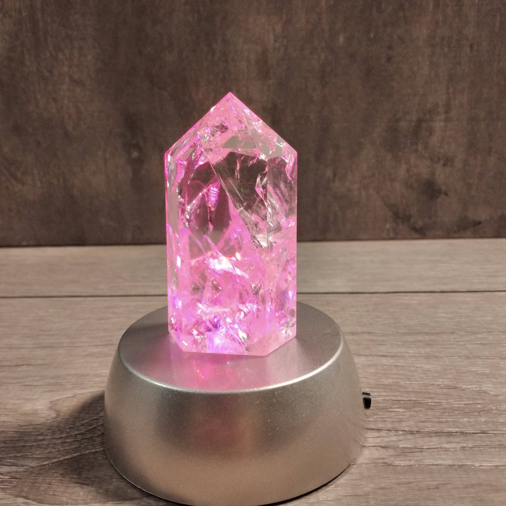 Light Stand 3 Color LED: Silver Color Changing