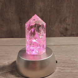 Light Stand 3 Color LED: Silver Color Changing