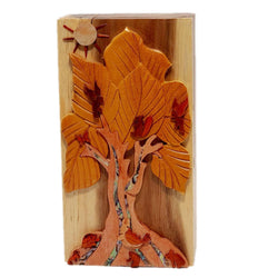 Mother of Pearl Tree of Life - Hand Carved Gift Box